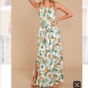 Pineapple 🍍 Maxi Dress